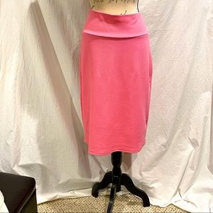 LuLaRoe Pink Cassie Skirt, 2XL NWT
